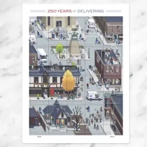 Forever Stamps 2025 250 Years of Delivering-USPS Anniversary Commemorative Issue, First-Class Postage